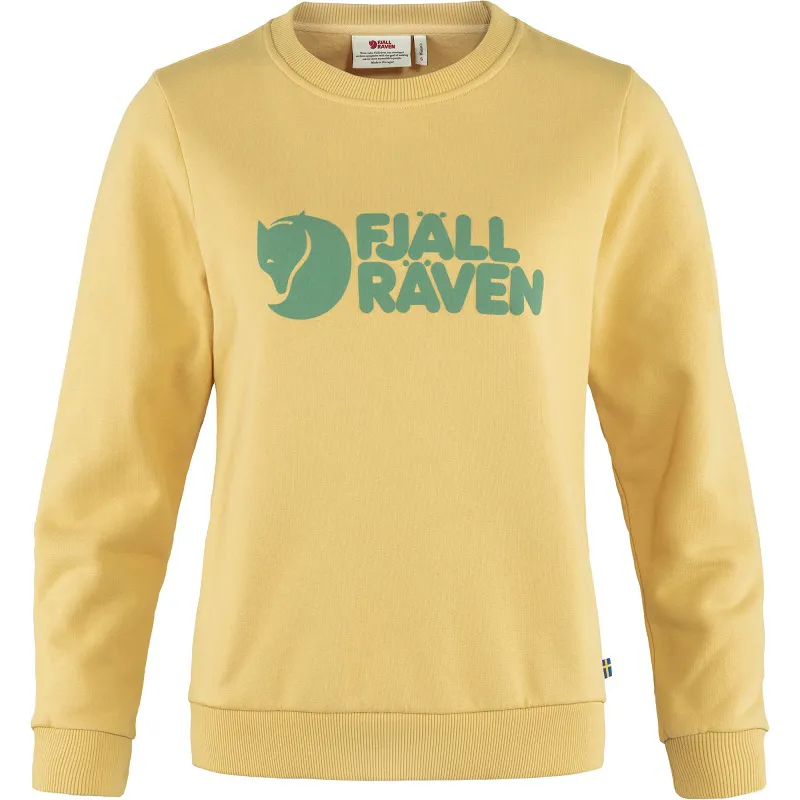 Fjällräven Womens Logo Sweater Mais Yellow